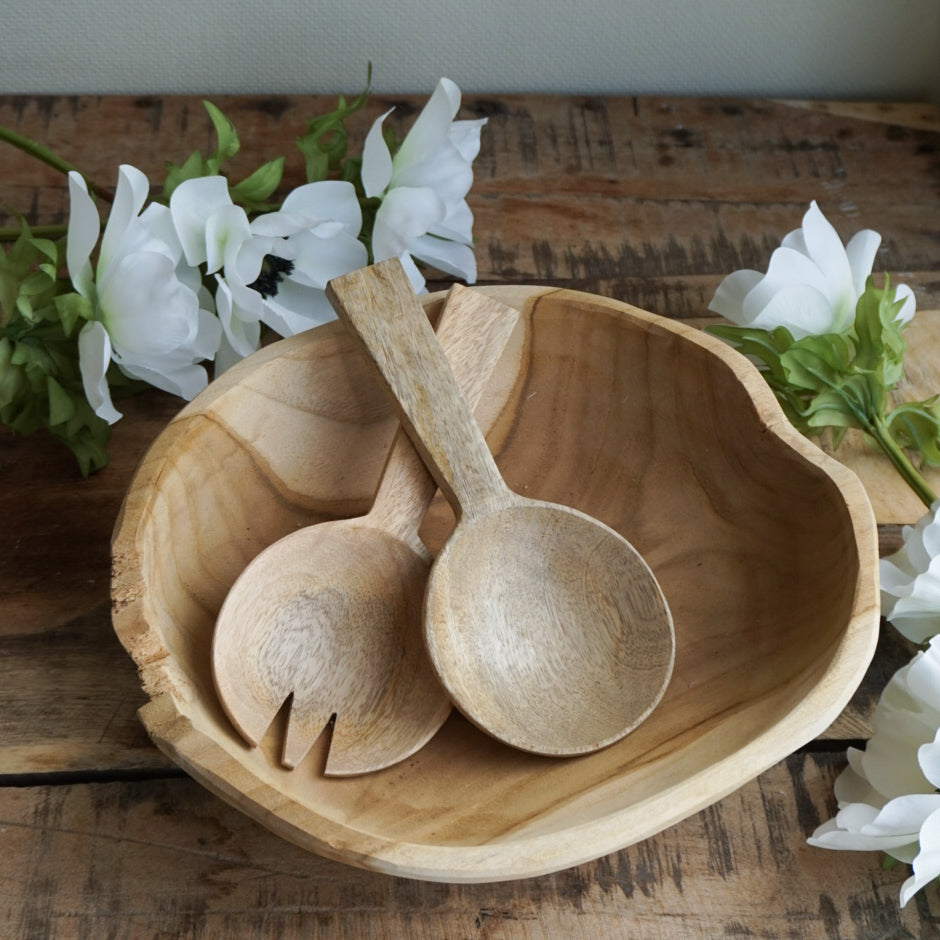 Treskål, natur - 30 cm