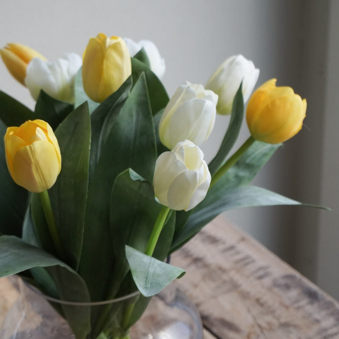 Tulipan bukett gul - 6 stk