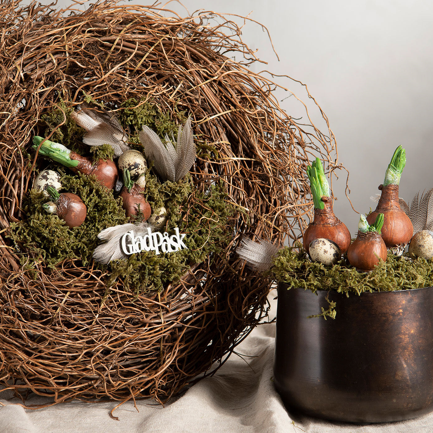 Løkblomst på pinne - stor