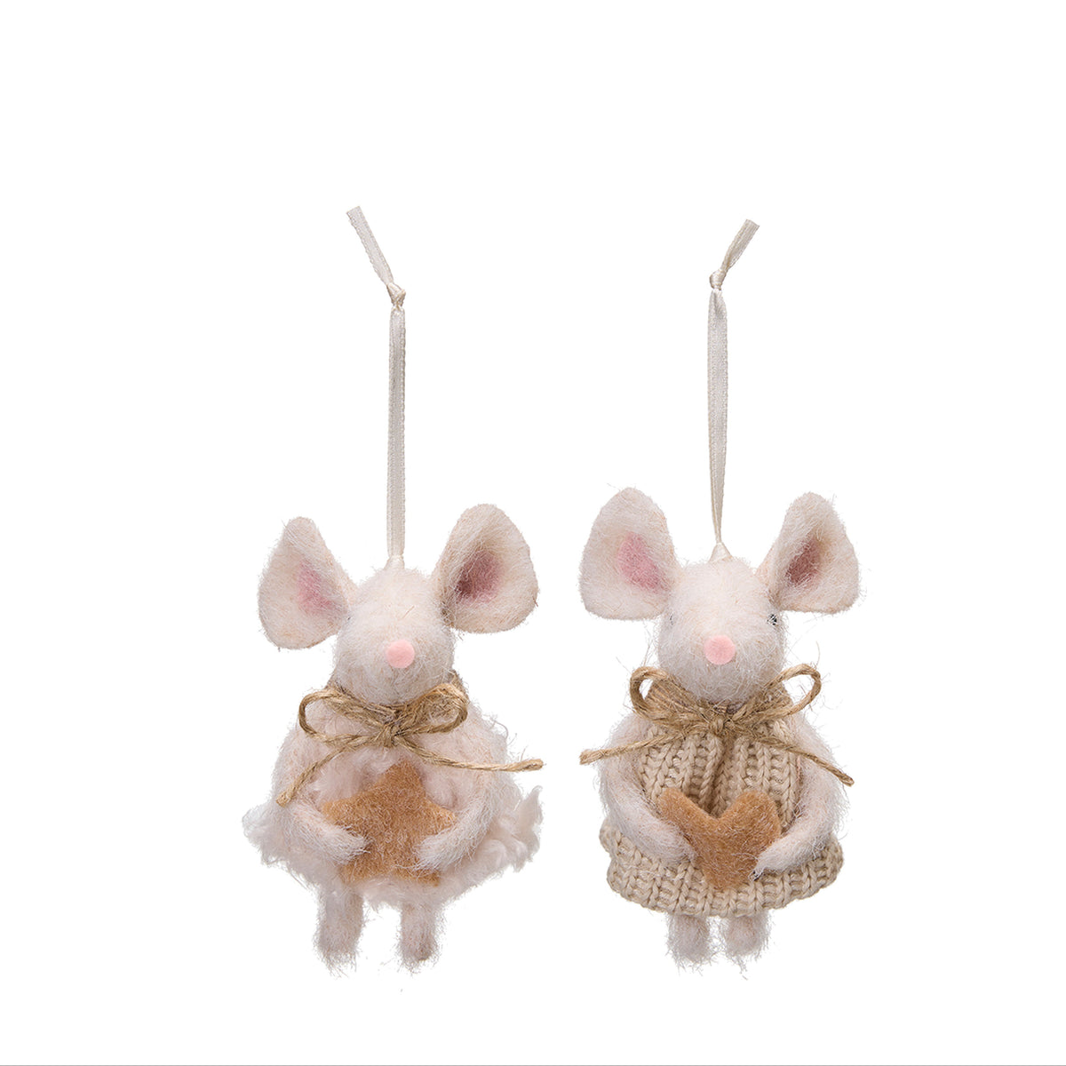 Mus hengende mix - beige