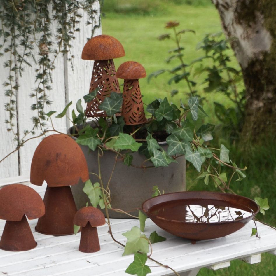 Skål/vannbad rust - 22 cm