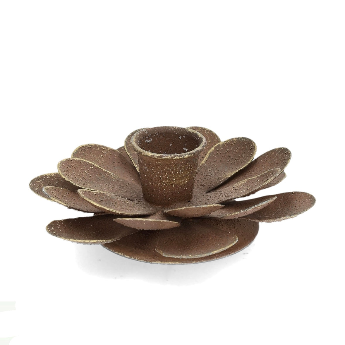 Lysestake blomst - brun