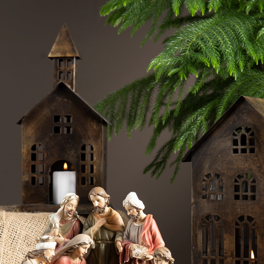 Lyshus antikk brun - kirke