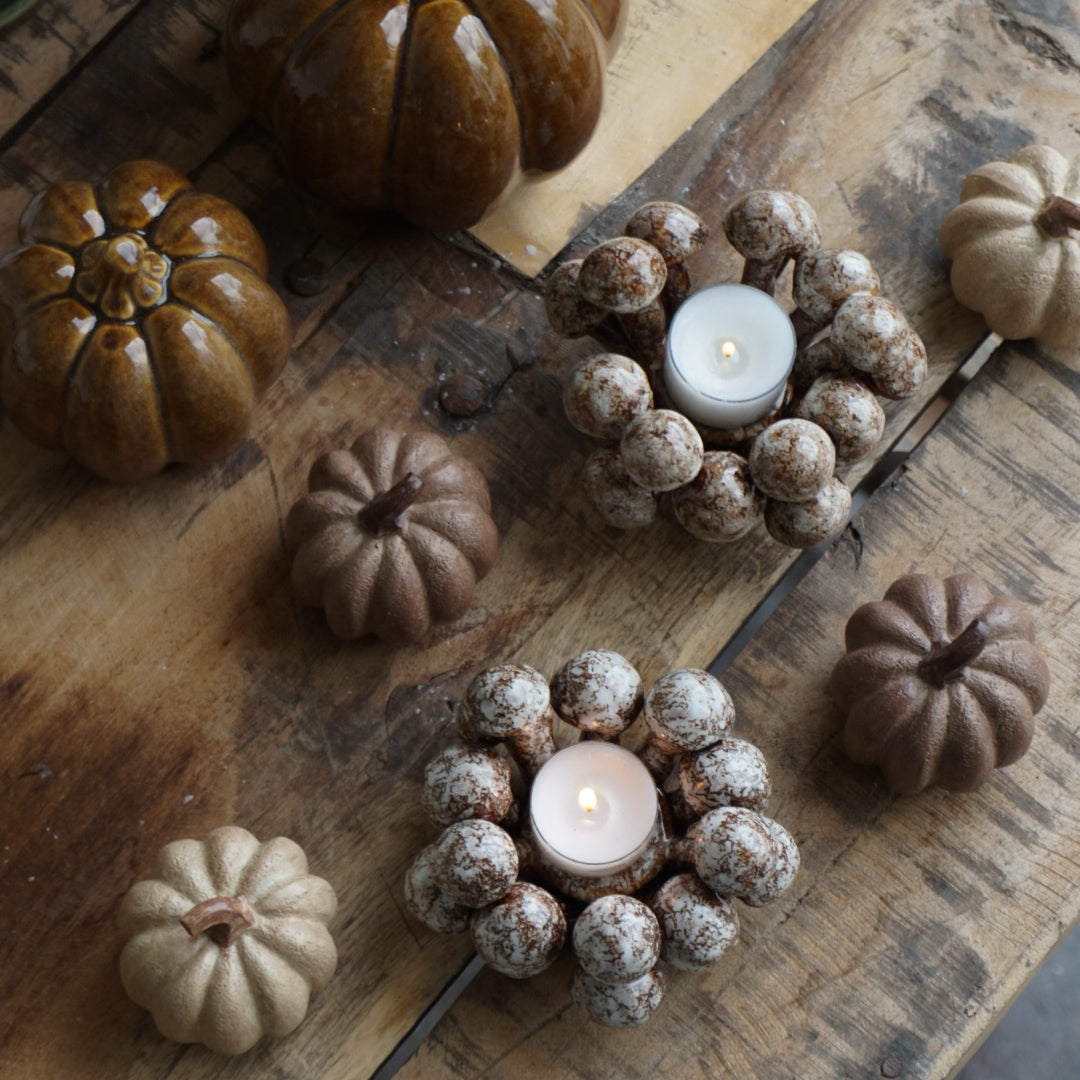 Telysholder - sopp beige