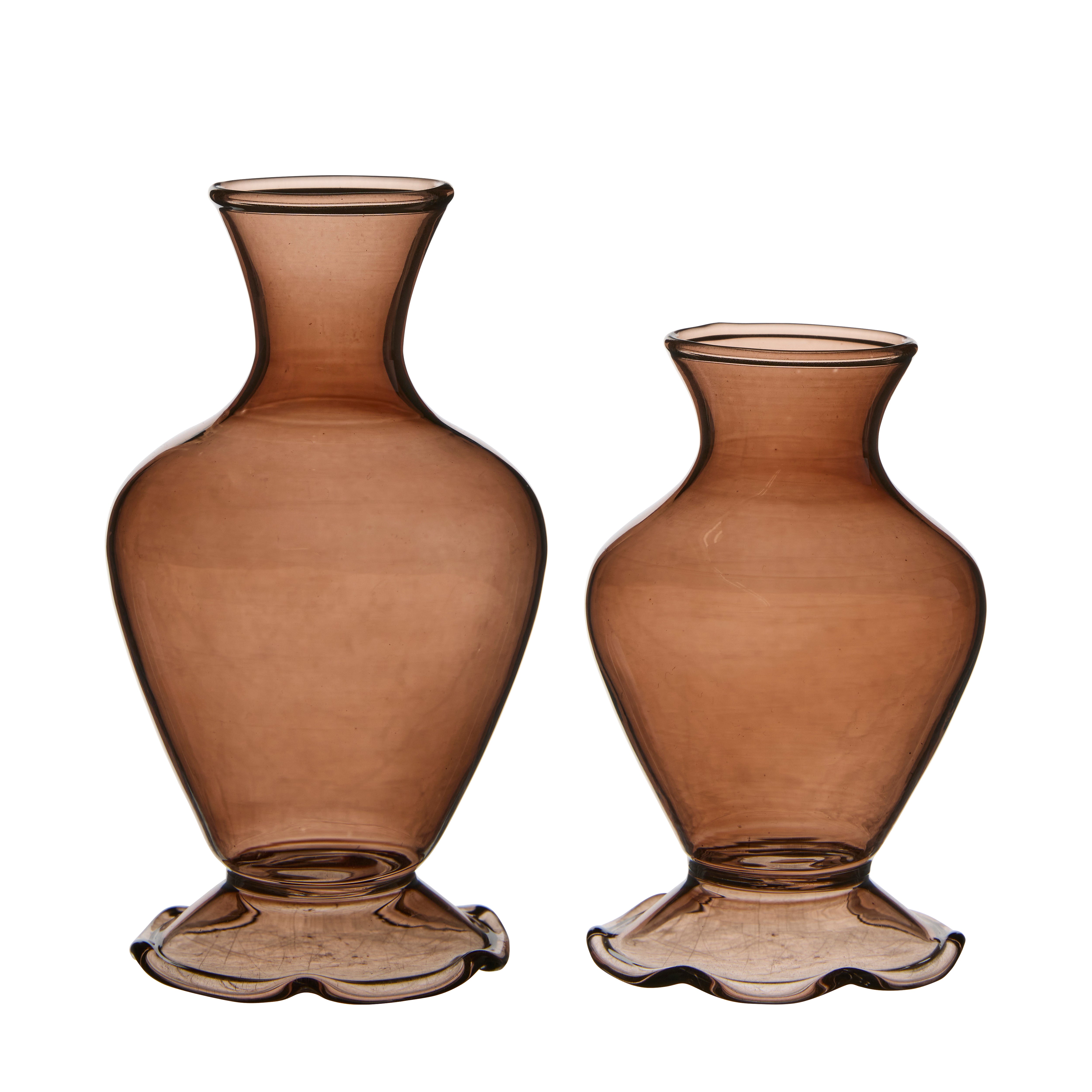 Hope vase brun - 2 stk