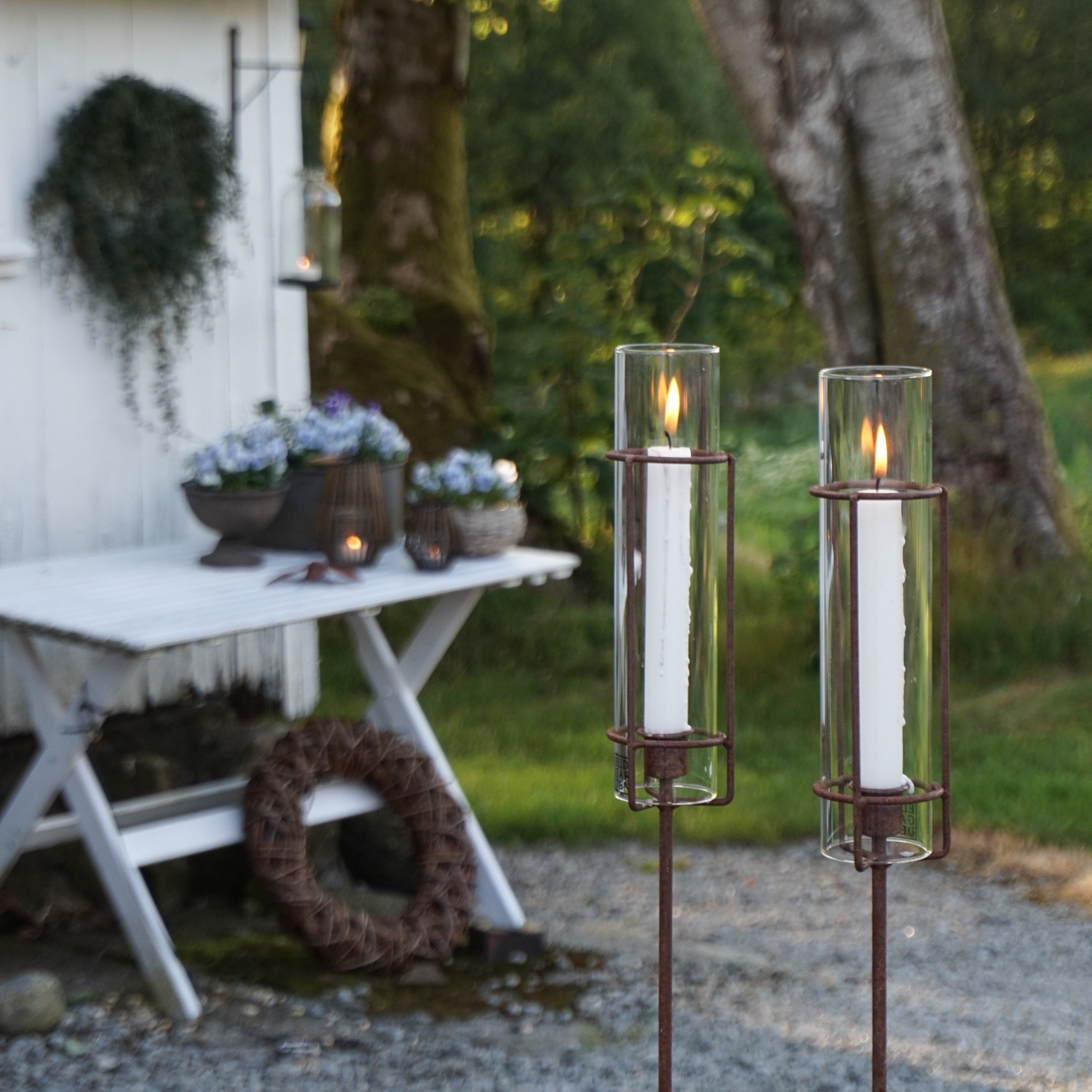 Lyslykt Eldvakt på pinne