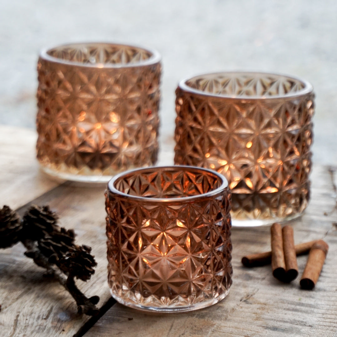 Telysholder Emma rust - liten