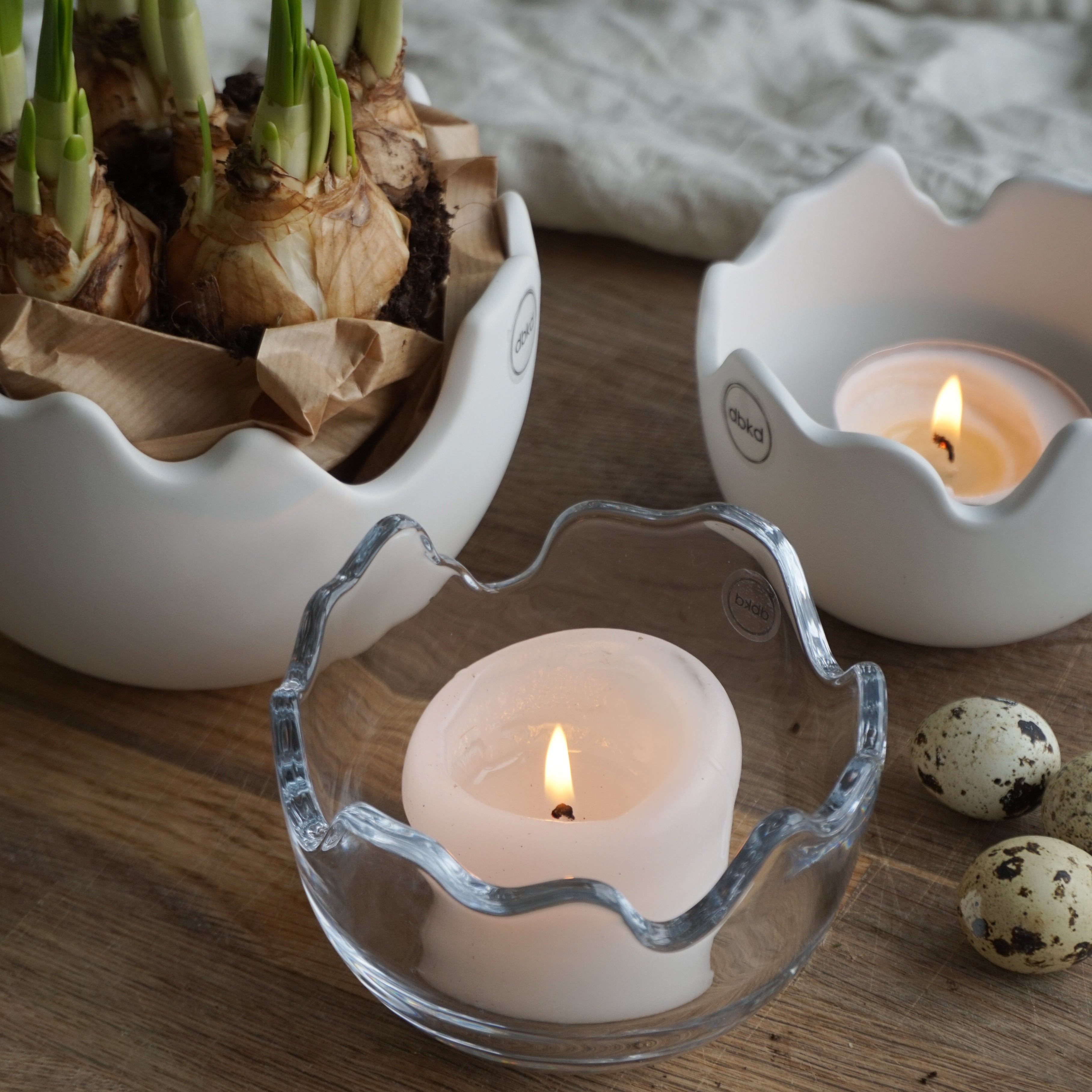 Easter eggshell glass - liten
