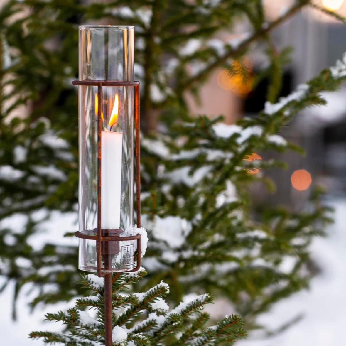 Lyslykt Eldvakt på pinne