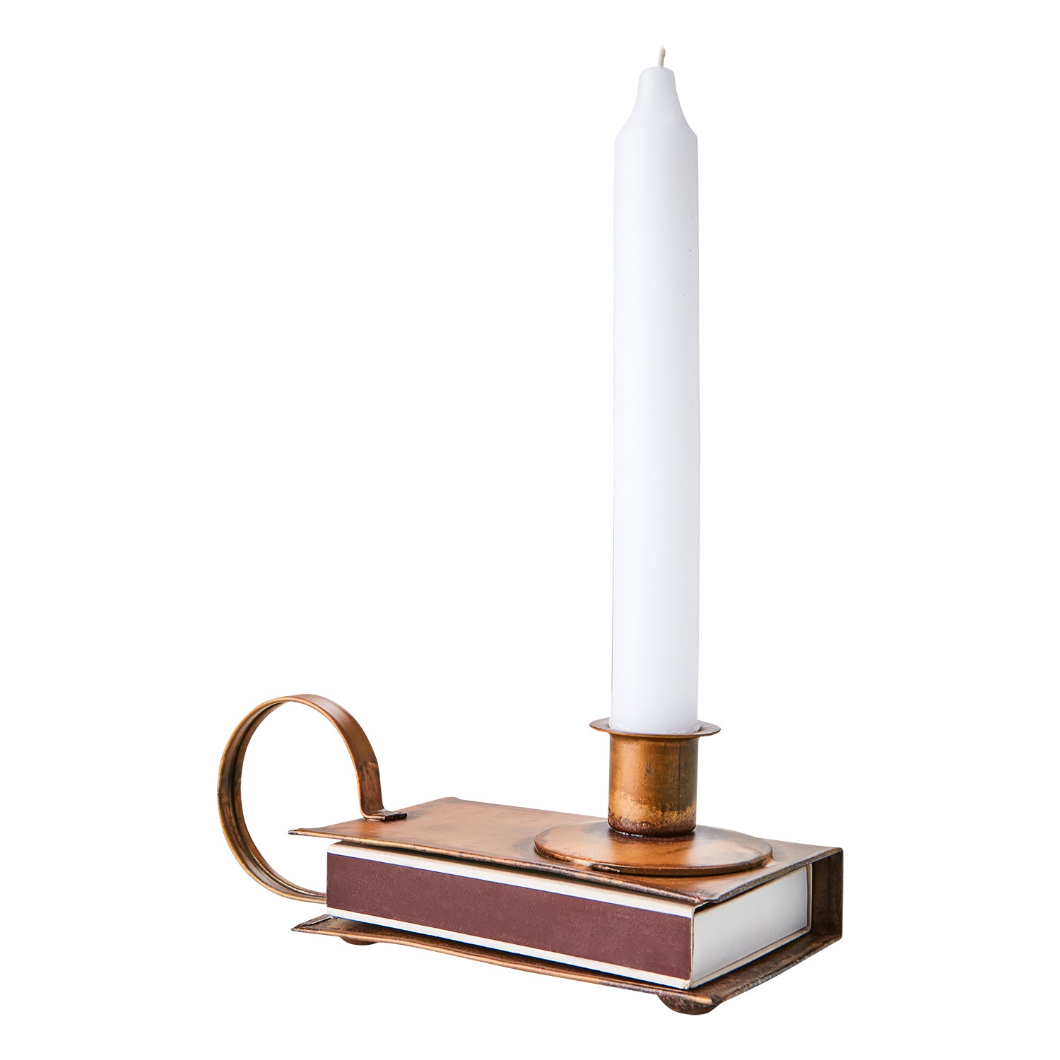 Thomas lysestake med fyrstikkholder