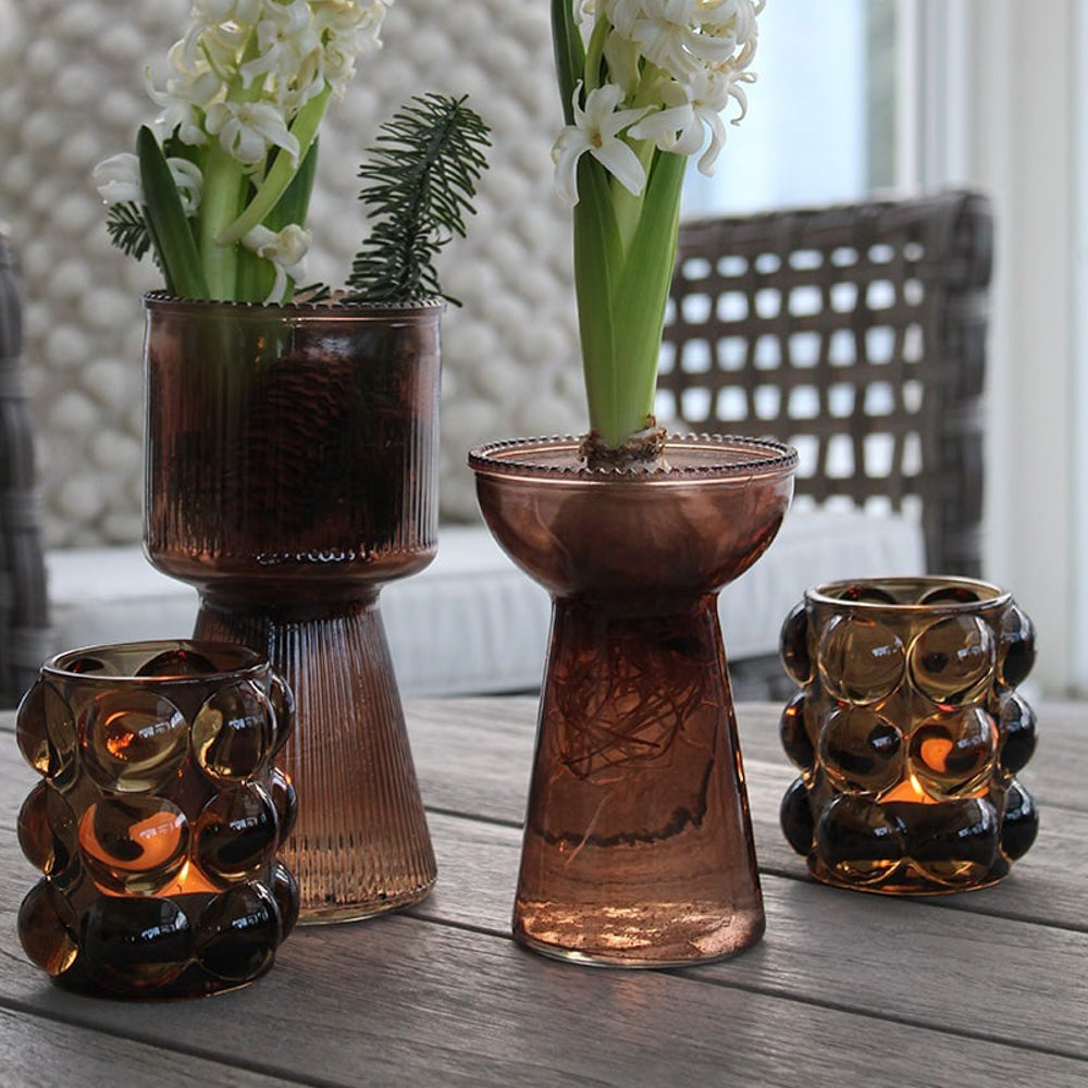 Svibel vase - brun