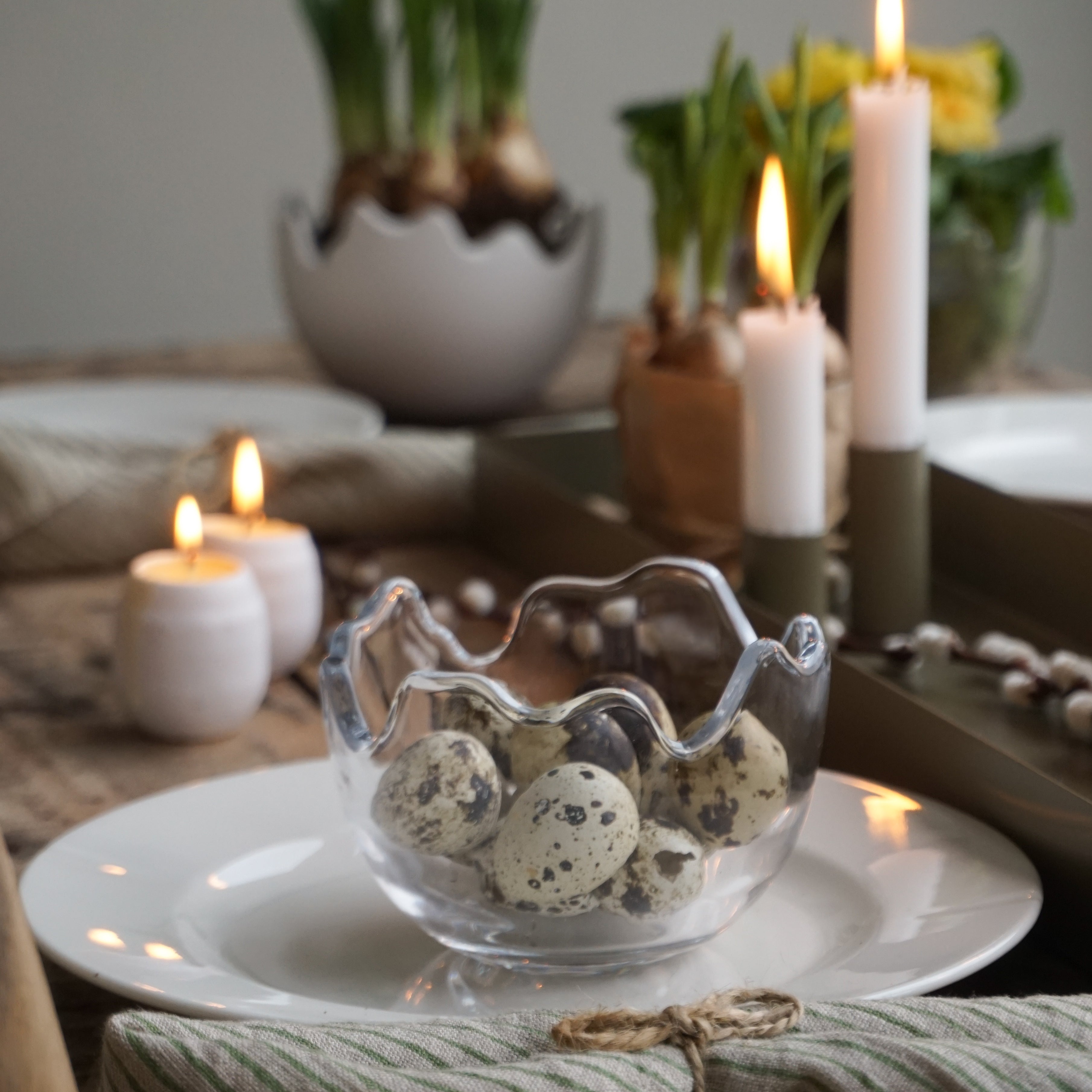 Easter eggshell glass - liten