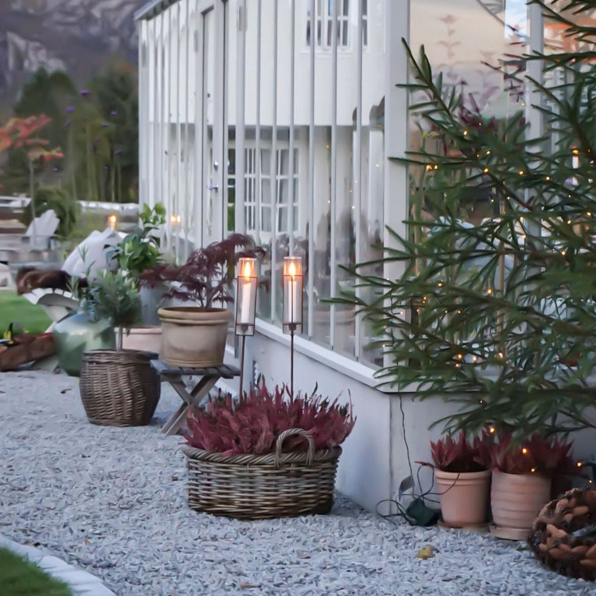 Lyslykt Eldvakt på pinne