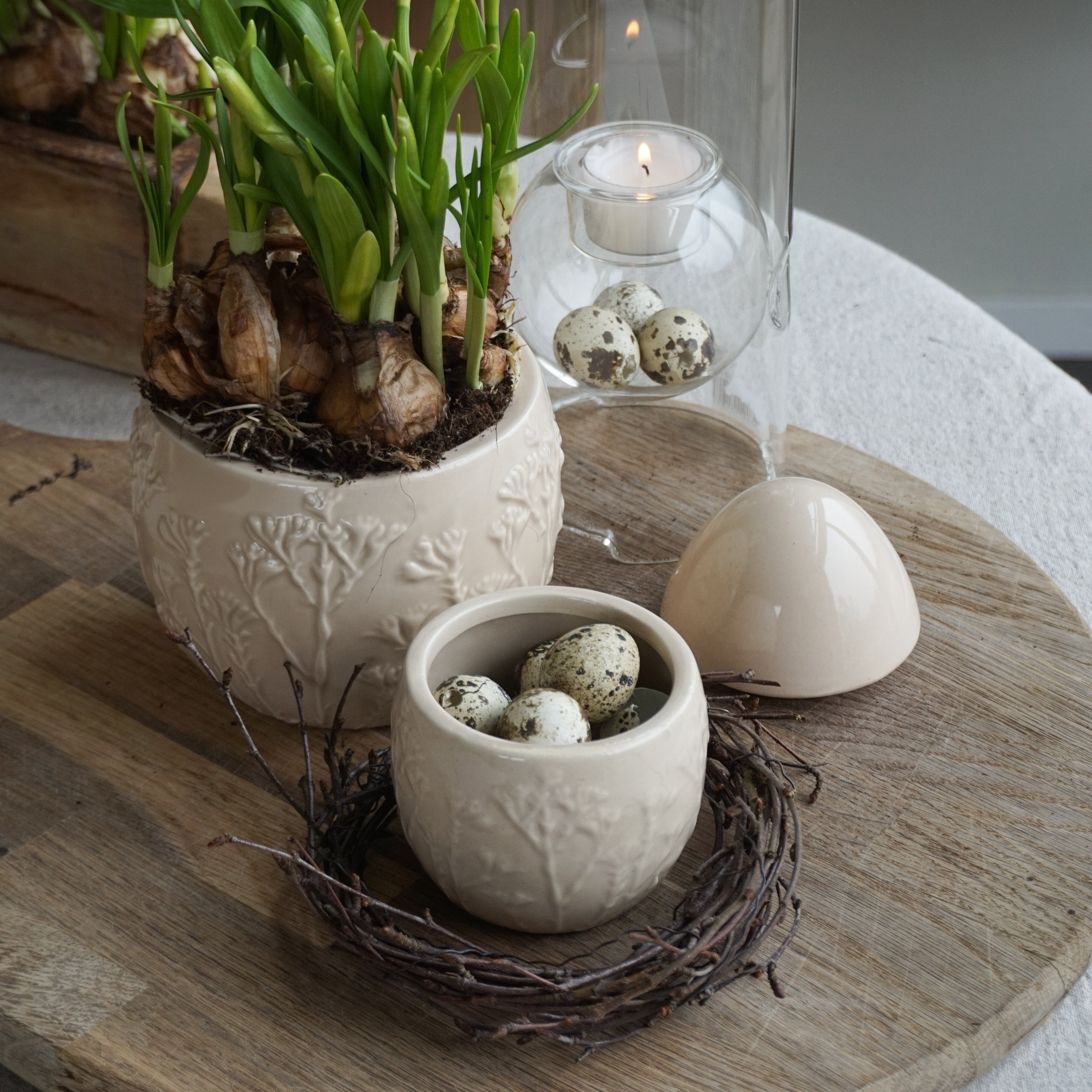 Påskeegg med lokk - liten