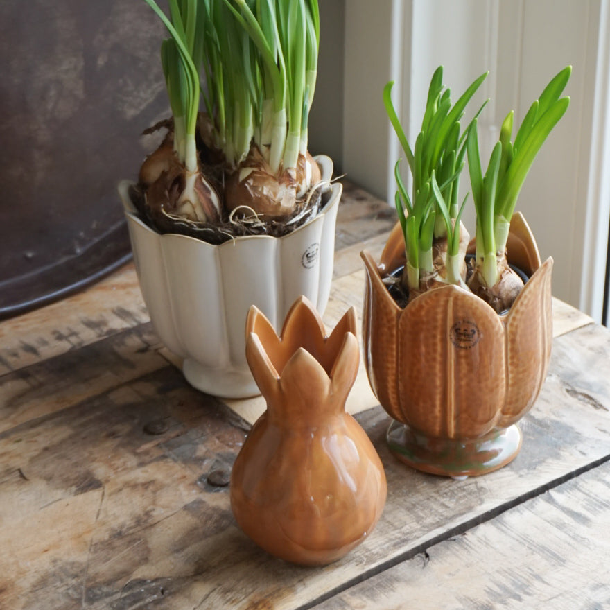 Vase tulipan - oker