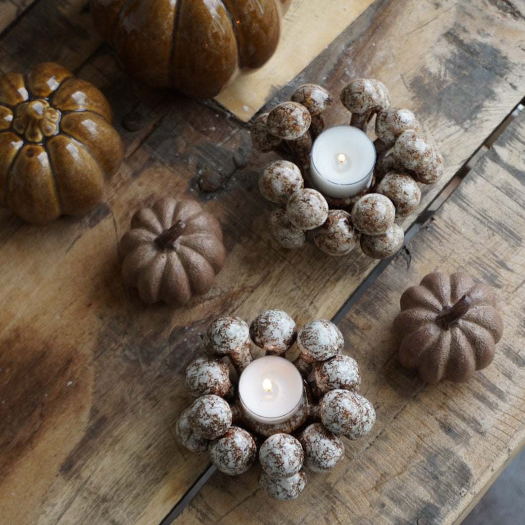 Telysholder - sopp beige