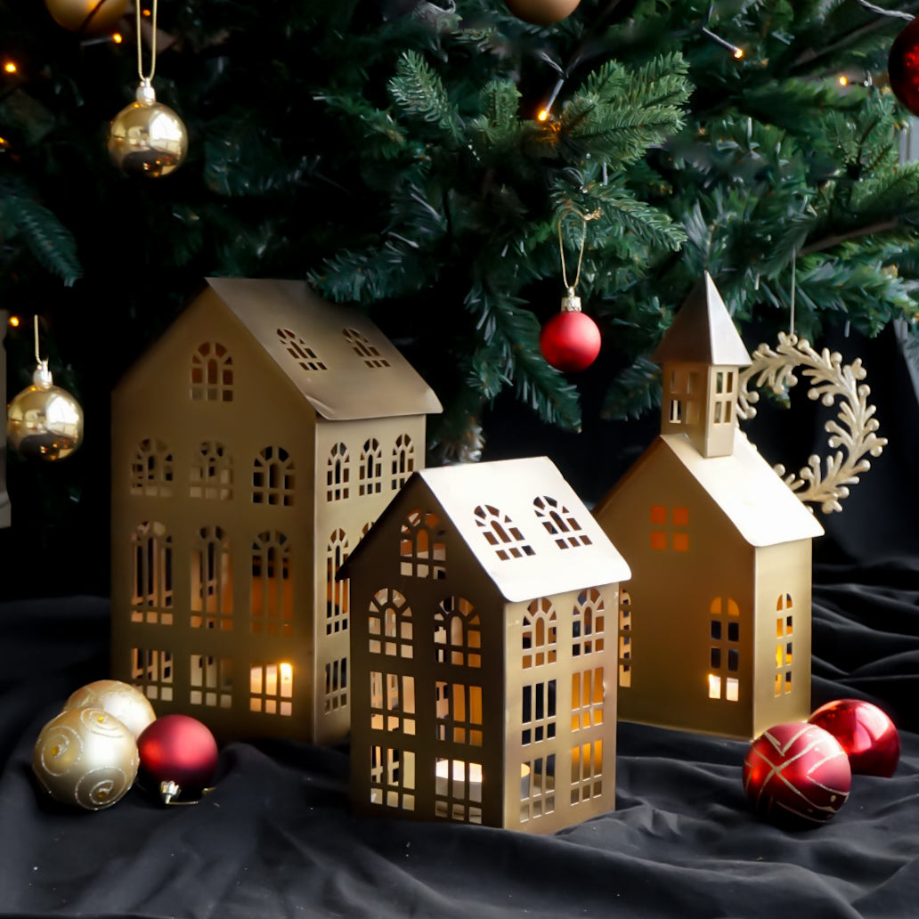 Lyshus antikk messing - kirke