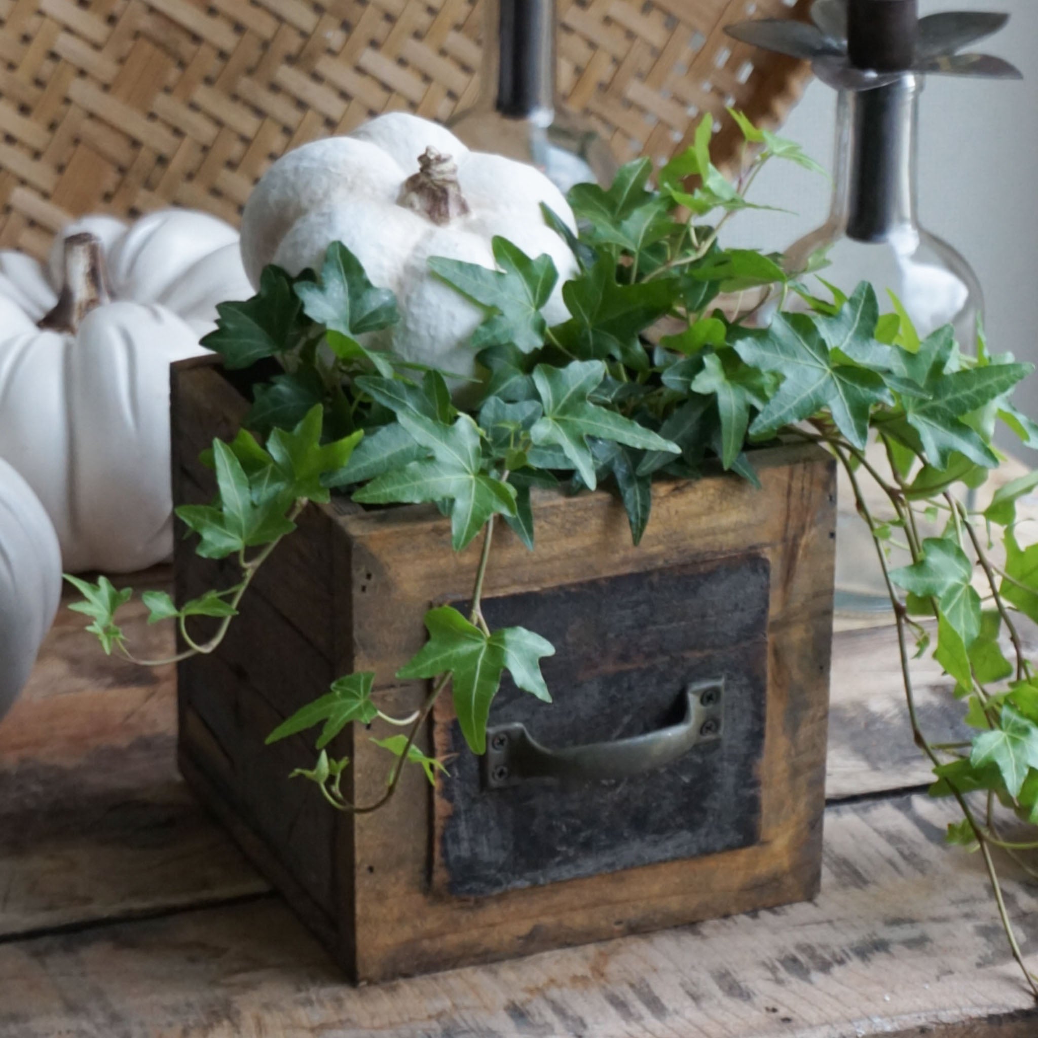 Trekasse med håndtak