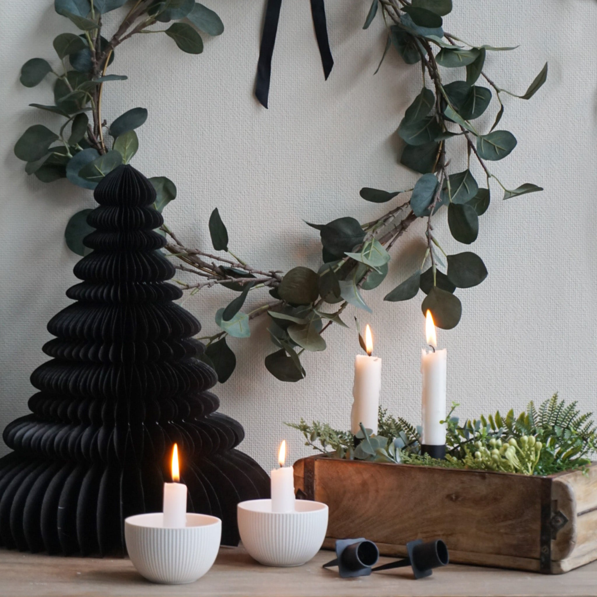 Juletre sort - 50 cm