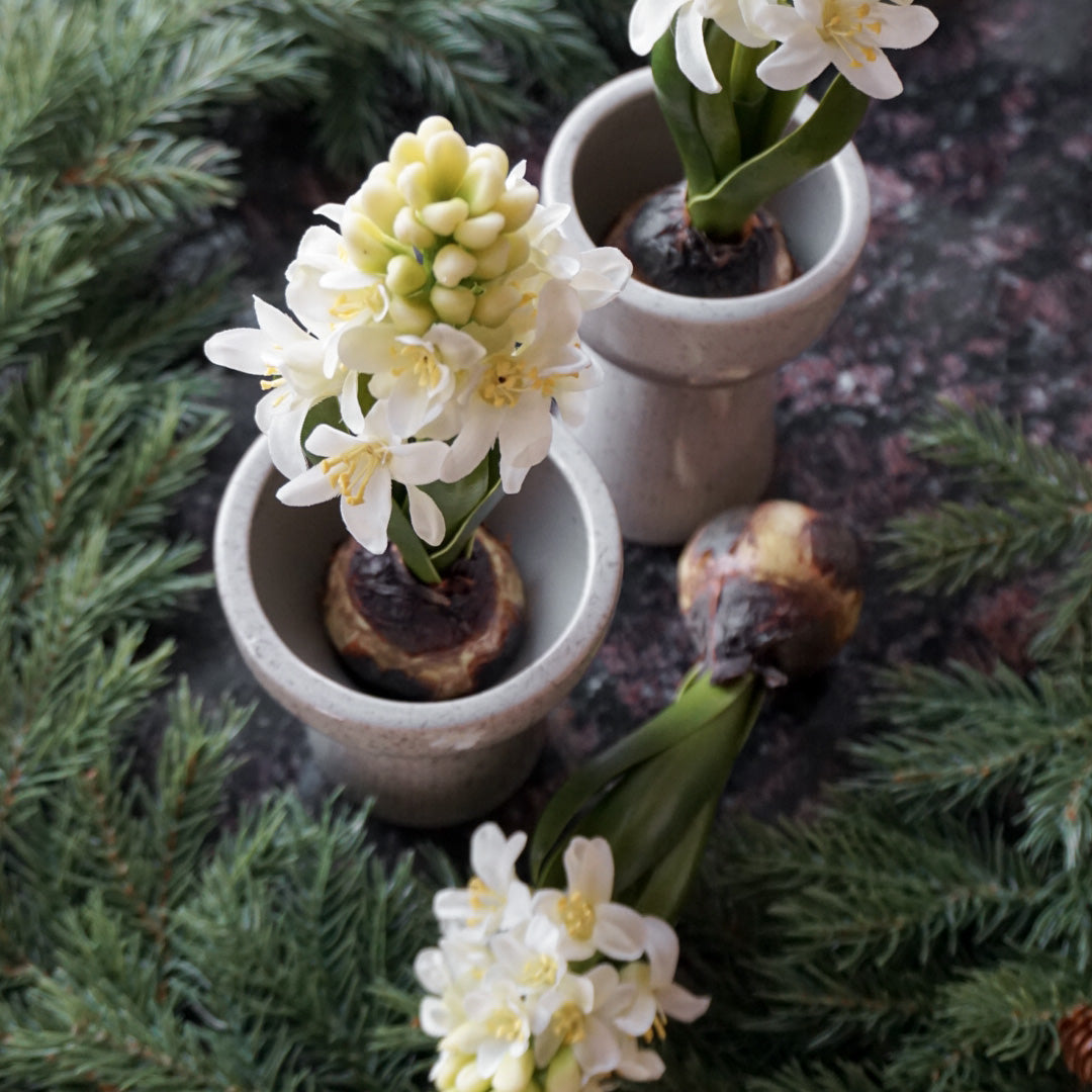 Kunstig svibel med blomster - Mr Plant