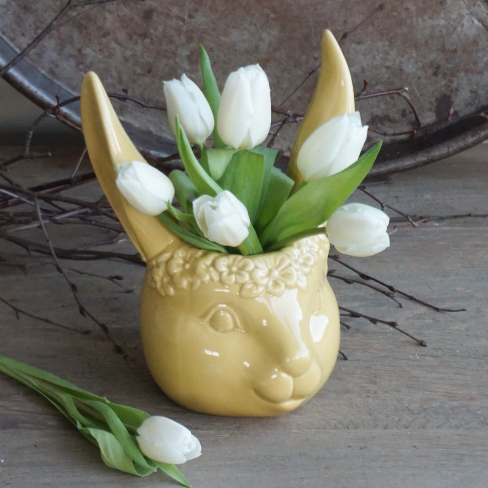 Lilly påskehare vase - gul