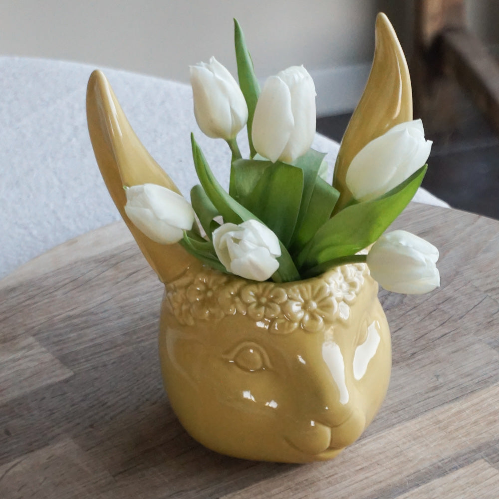Lilly påskehare vase - gul