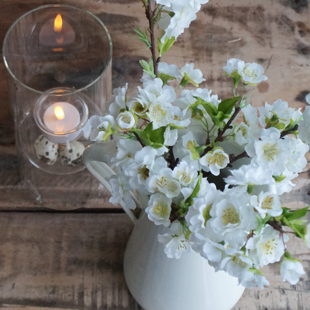 Kirsebærblomst hvit - 45 cm