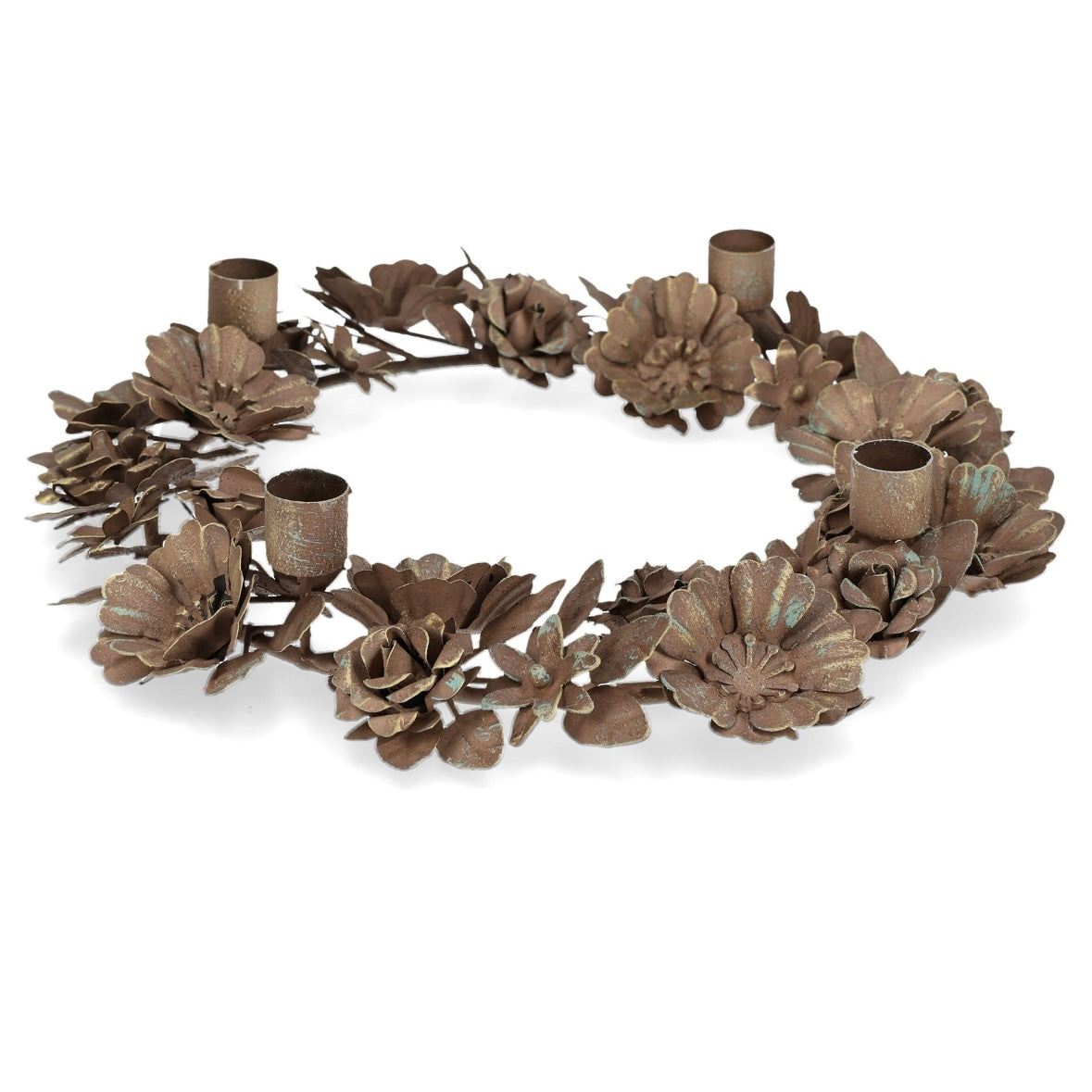 Adventsstake Floral - brun