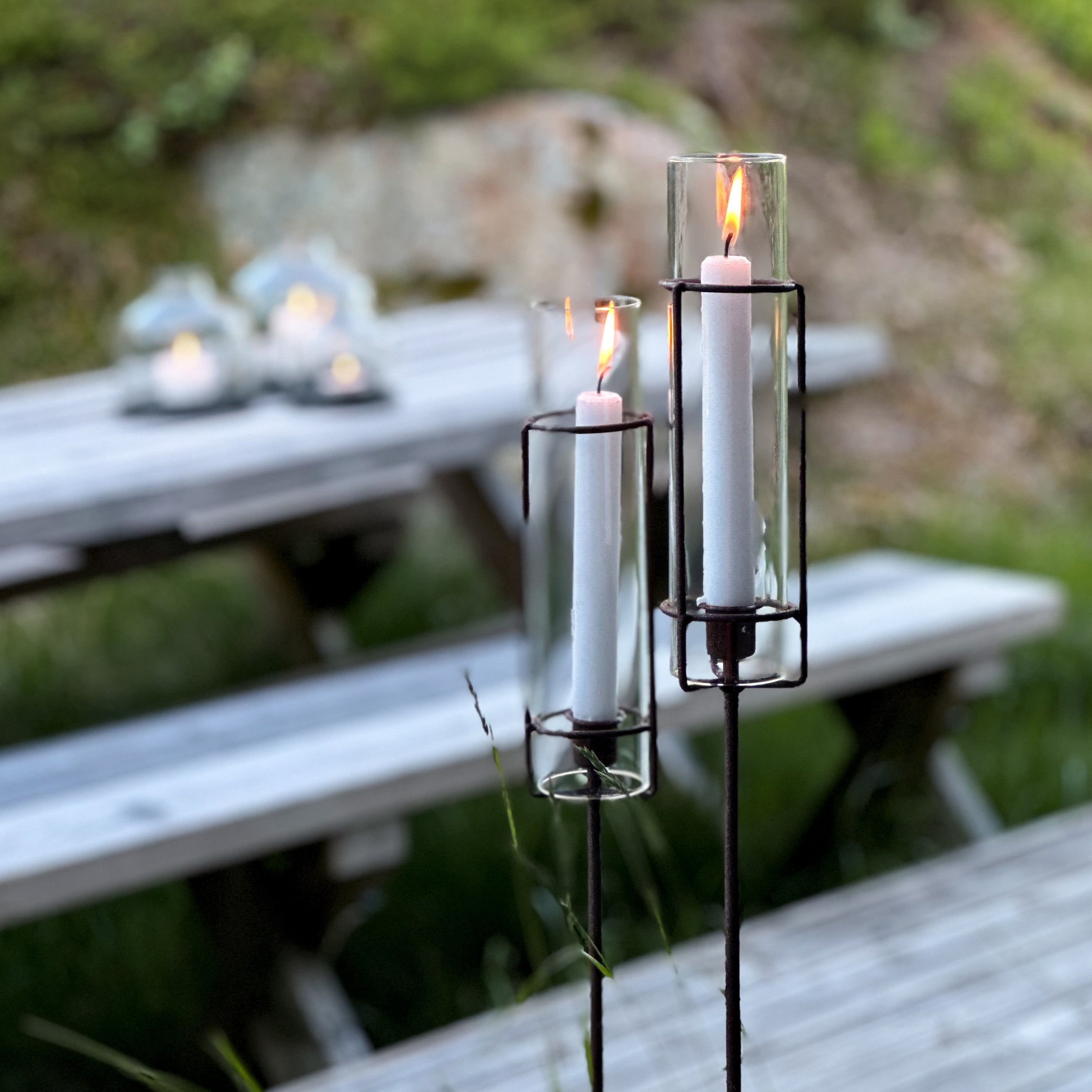 Lyslykt Eldvakt på pinne