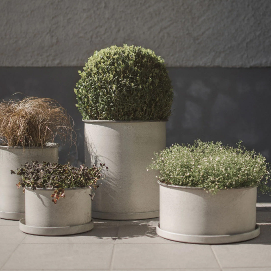 Plant krukke liten - lysegrå