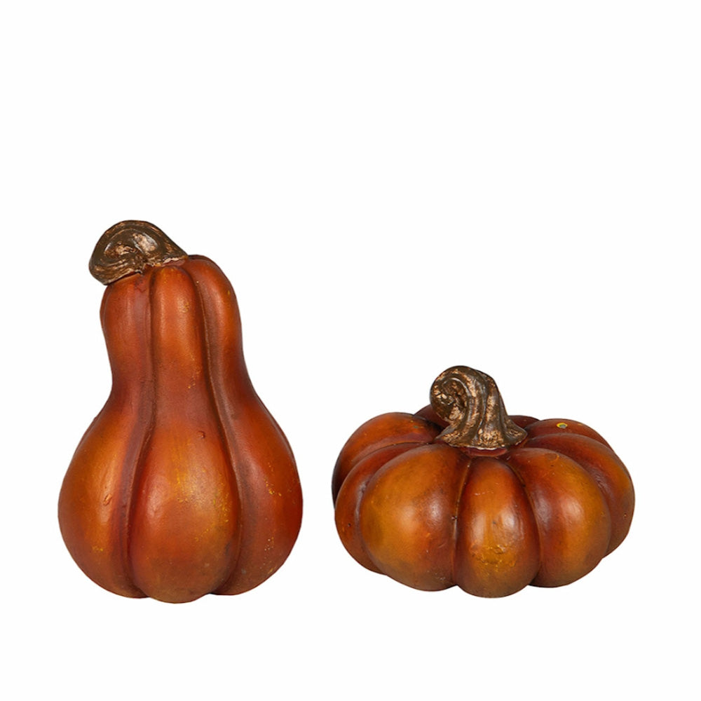Gresskar mini oransje - 2 stk