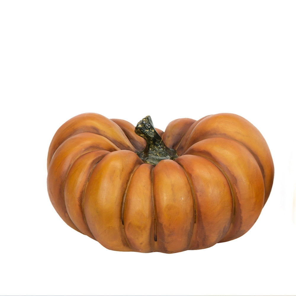 Dekor gresskar oransje - 20 cm