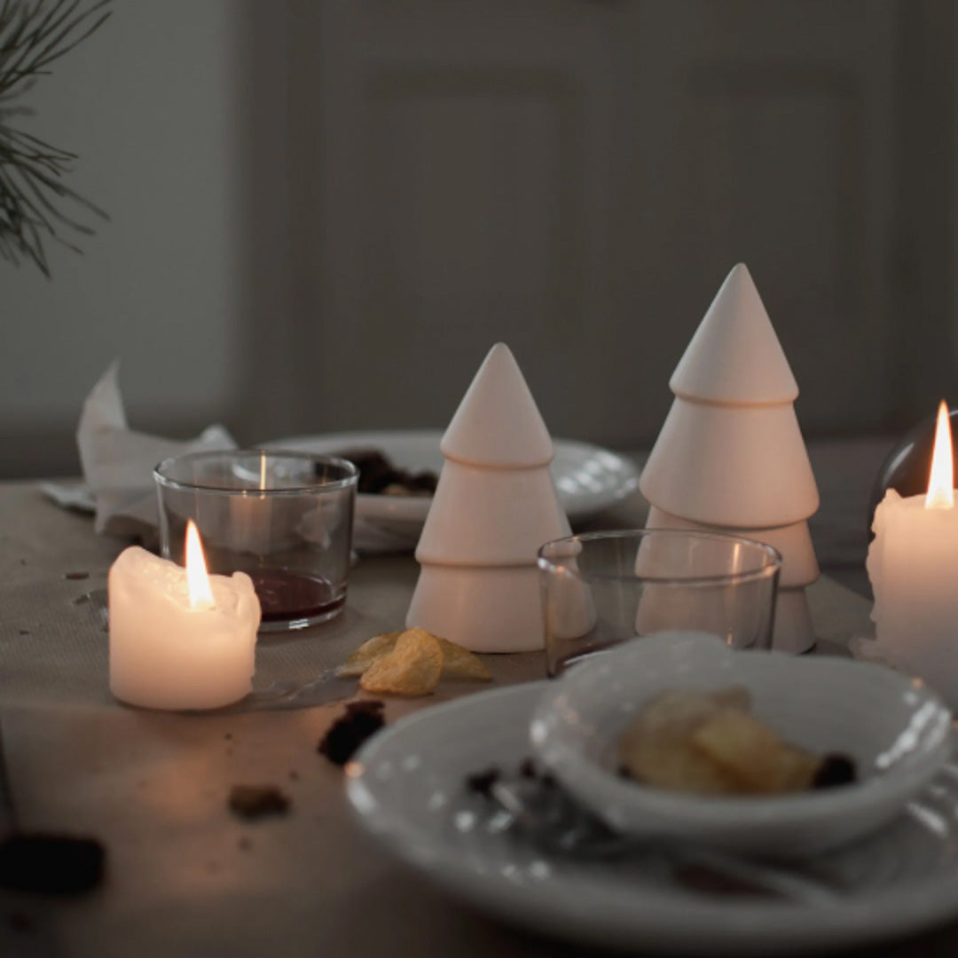 Juletre narrow hvit - liten