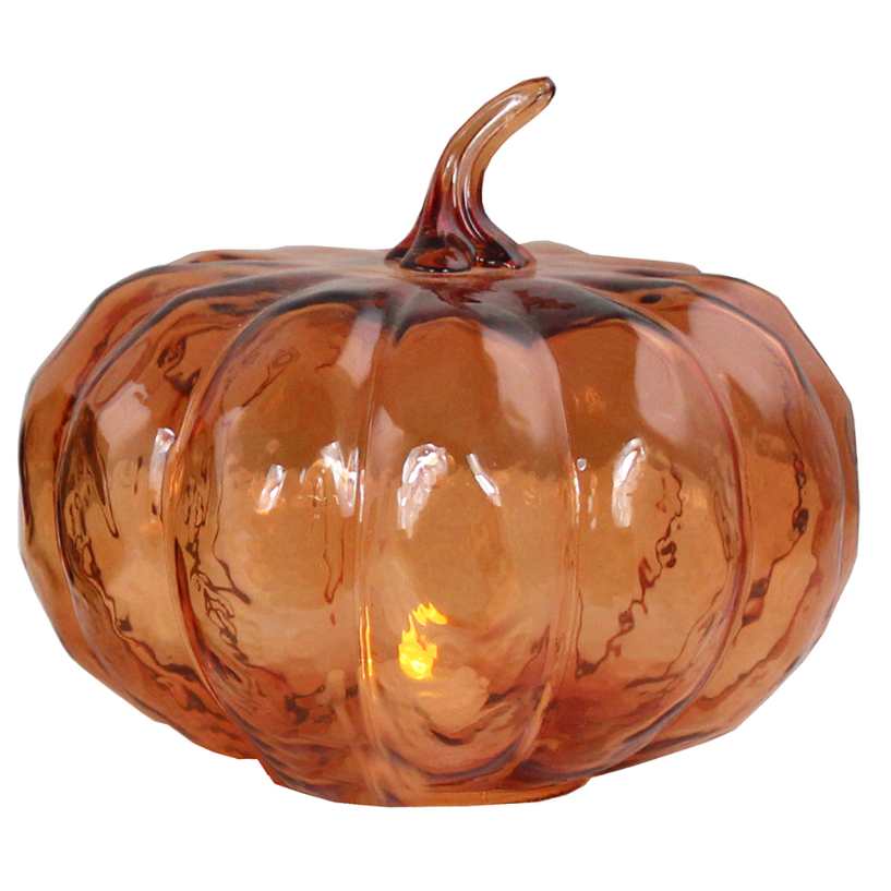 Gresskar glass - oransje liten