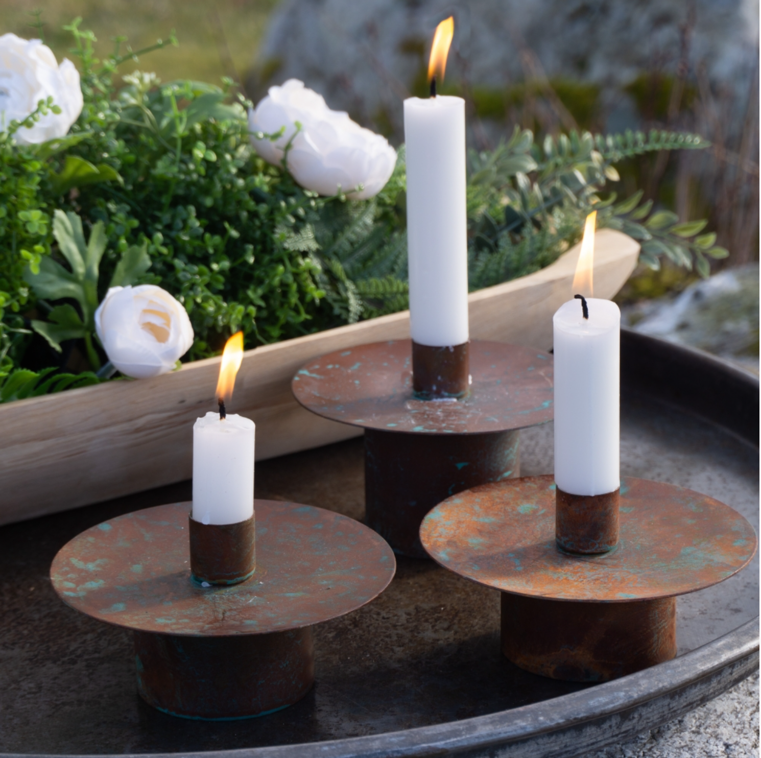 Lysestake Thomas kobber medium