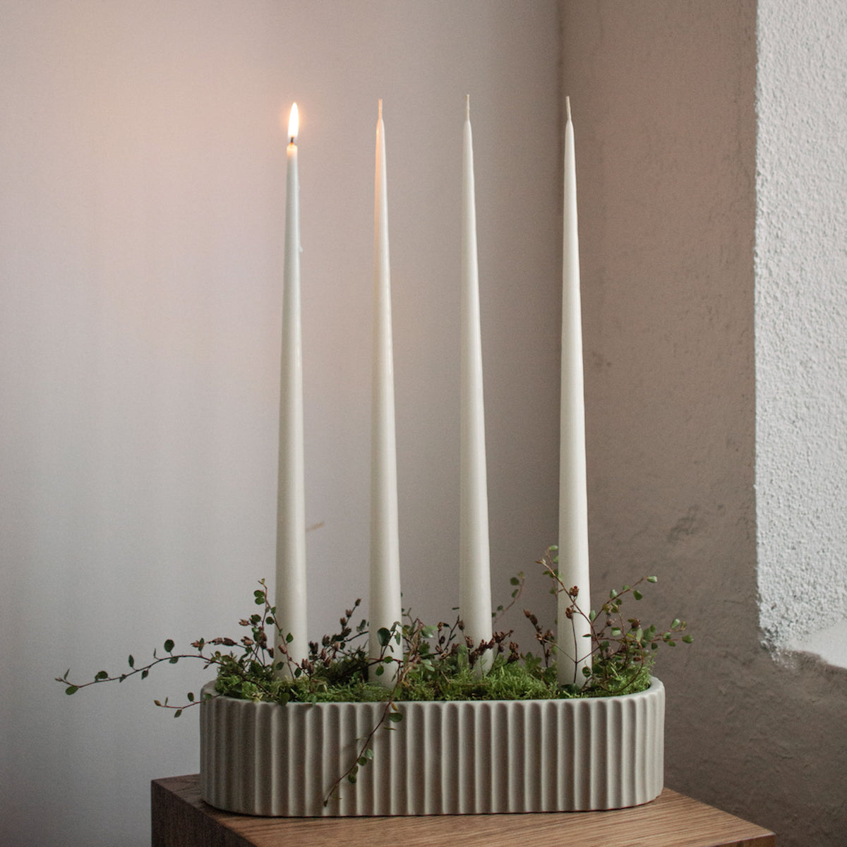 Lysestake stripe - beige