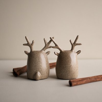 Deer Twins (2 pk) - beige
