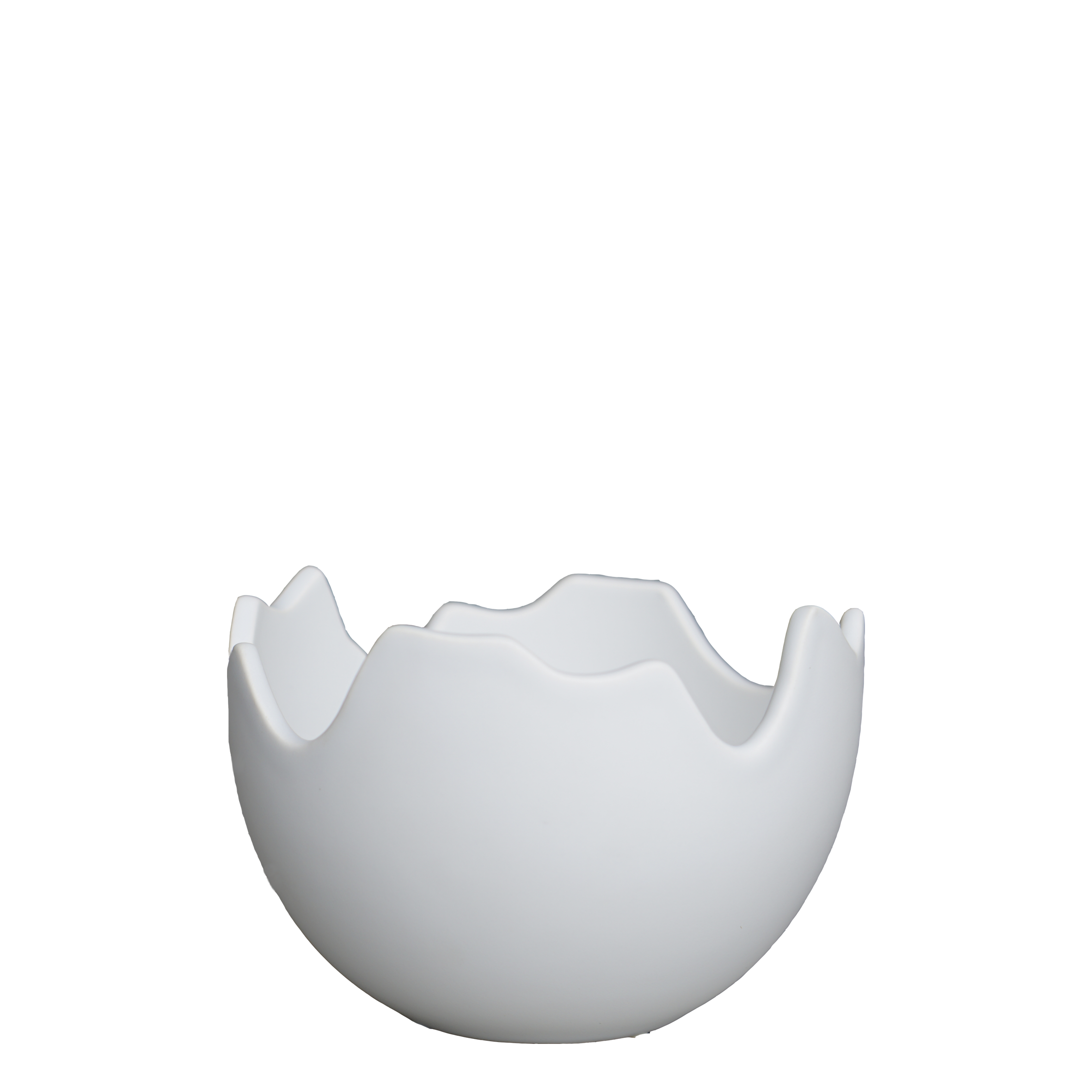 Skål formet som et eggeskall