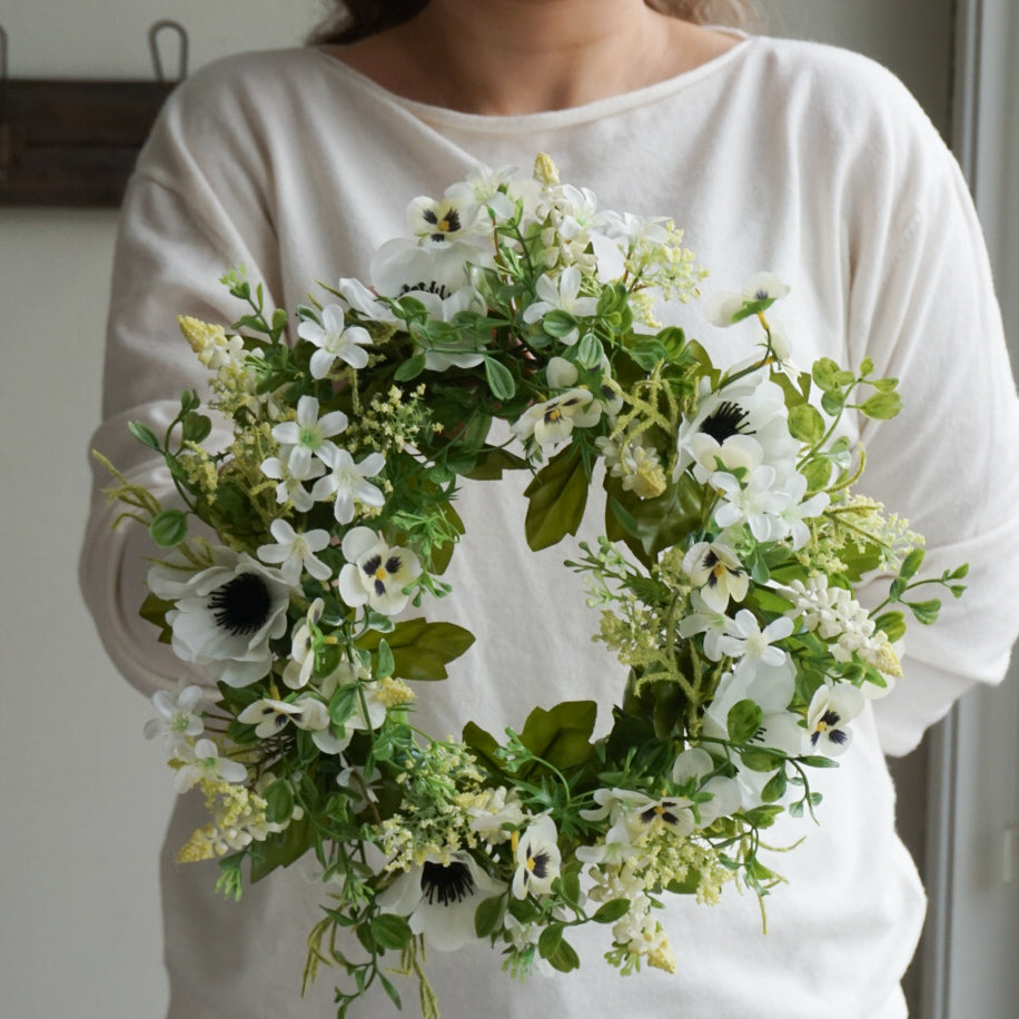 Krans - sommerblomster