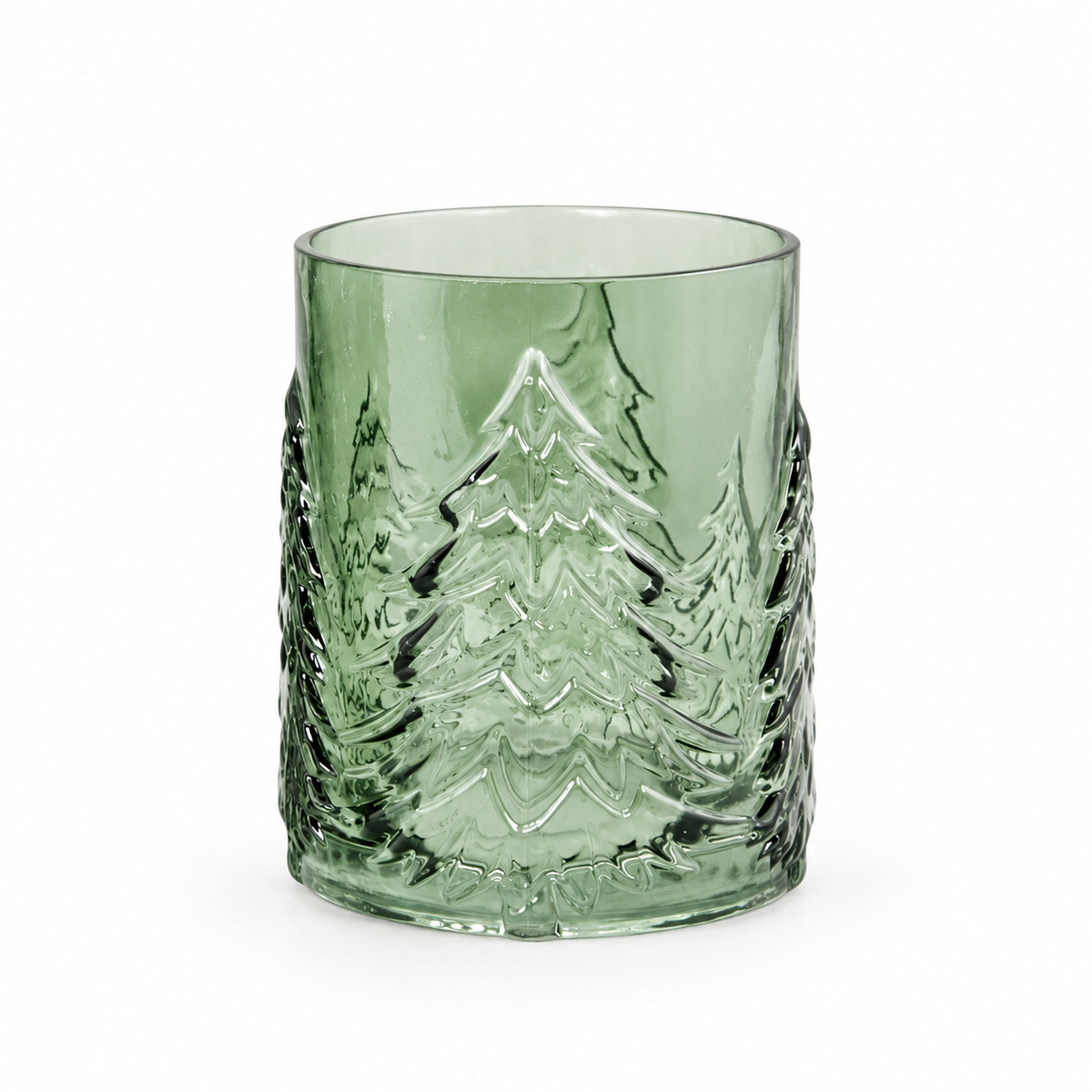 Glassvase grønn - liten