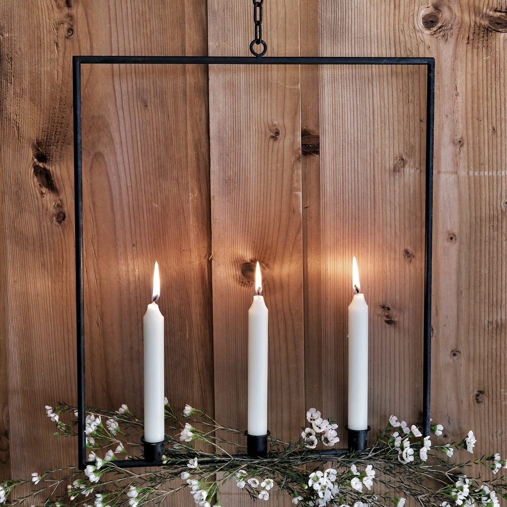 Hengende lysestake for 3 lys