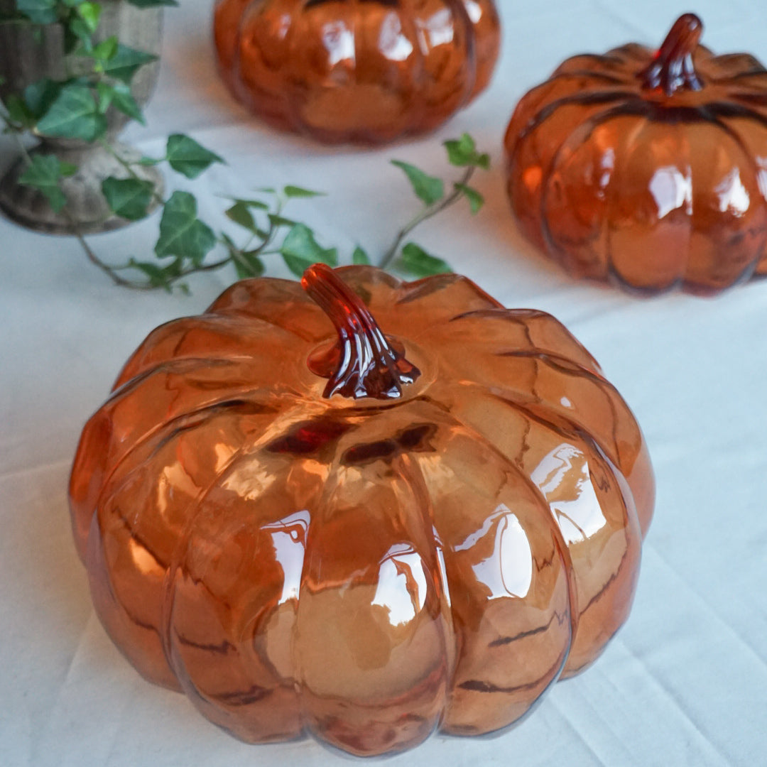 Gresskar glass - oransje liten