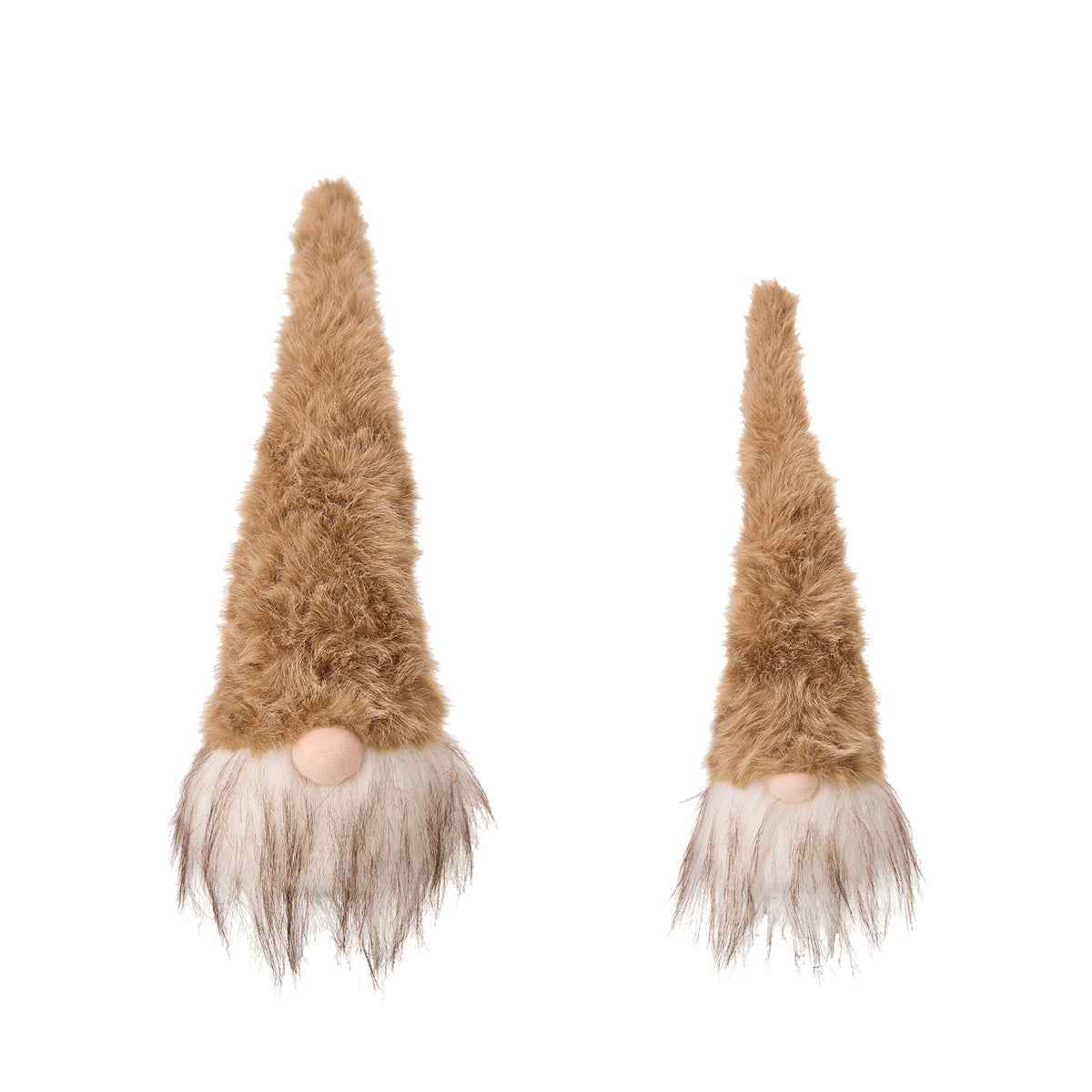 Nisser med beige lue - 2 stk