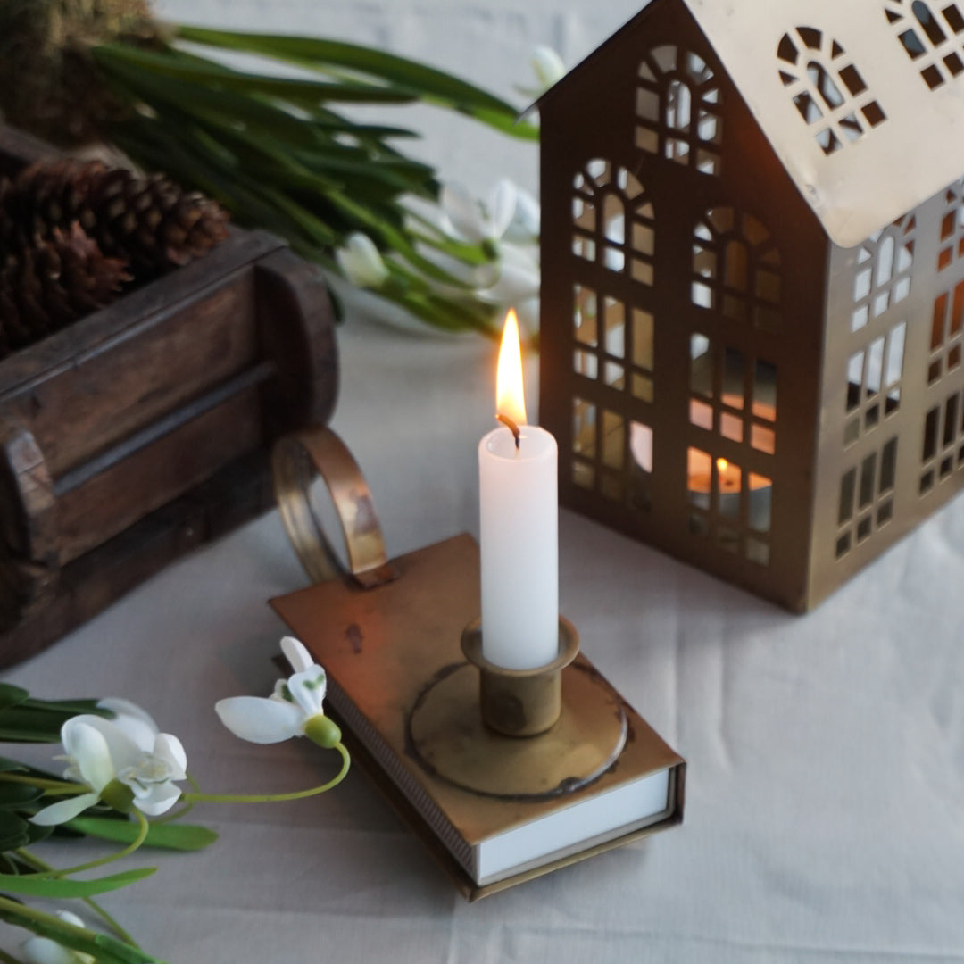 Thomas lysestake med fyrstikkholder