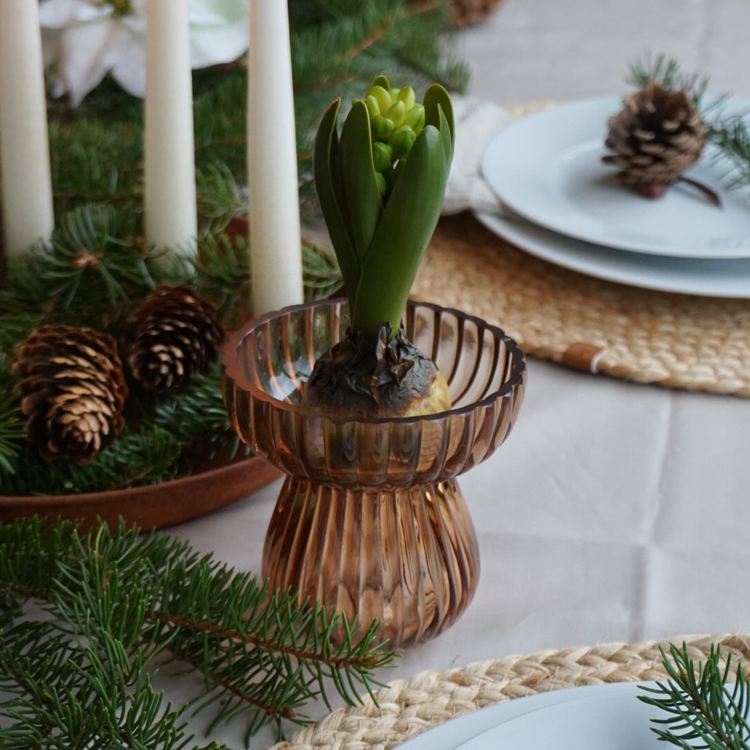 Svibel vase - brun