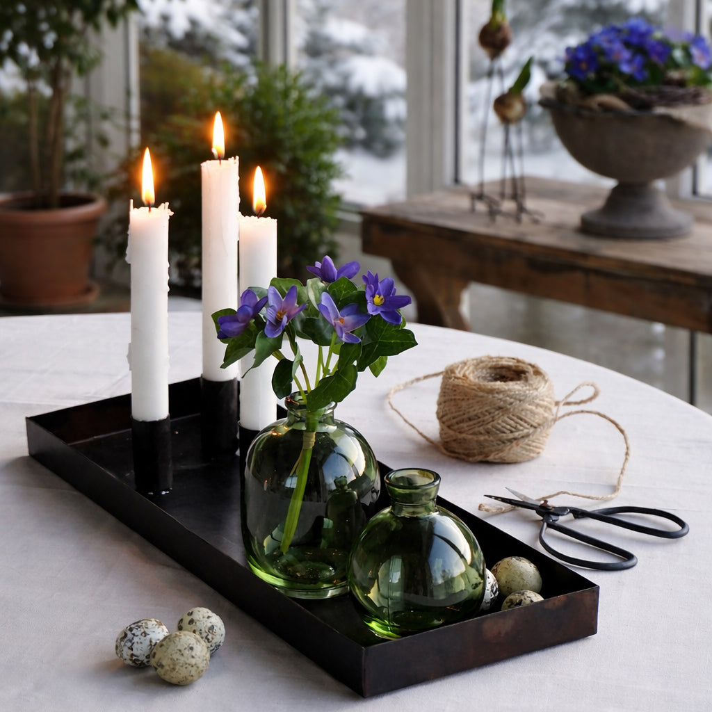 Fat antikk brun - 40 cm