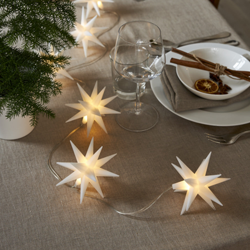 Lysslynge stjerner  - 8 lys