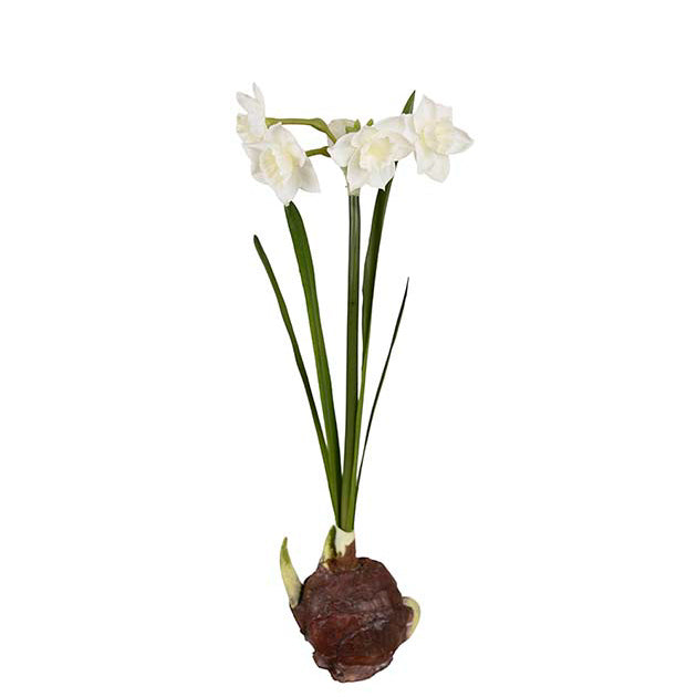 Lilje hvit - 22 cm