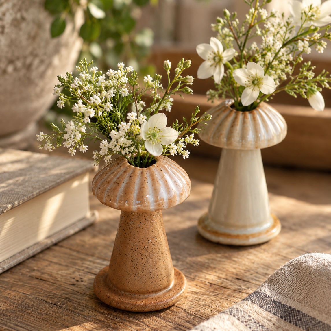 Vase sopp - brun