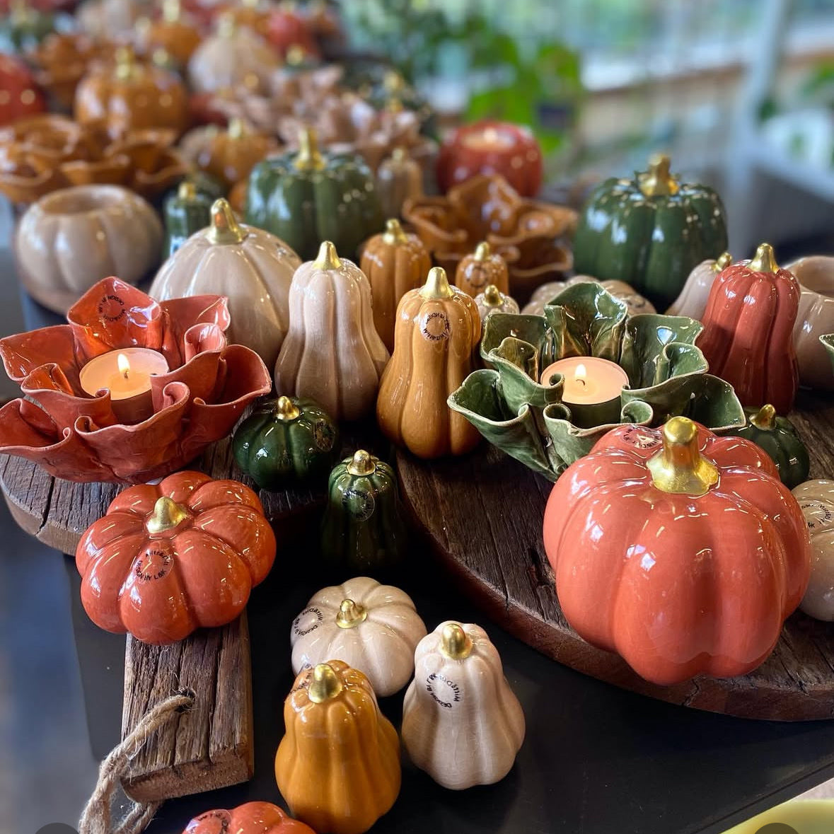 Gresskar oker - medium 2 stk